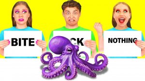 Откуси Лизни или Ничего Челлендж # Фантастические Лайфхаки с Едой от DuKoDu Challenge