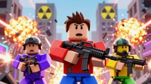 Доходим до конца в ВЫЖИВИ В ЯДЕРНОМ ВЗРЫВЕ РАДИ БРЕЙНРОТОВ в Roblox