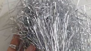 Декоративные нити ANGEL HAIR - МЕРЦАЮЩИЕ ПАУТИНКИ, серебряные, ATC403430-1