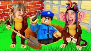 КИТАЙКА И ПОБЕГ ИЗ ЗООПАРКА С БАБУШКОЙ В ROBLOX!