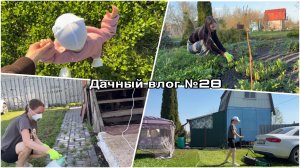 Дачный влог №28 🍓 Открыли дачный сезон | Привожу участок в порядок