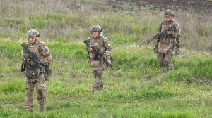 Штурмовики  морской пехоты проходят подготовку