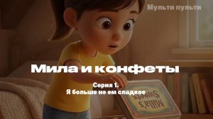 Мила и конфеты - я больше не ем сладкое. Серия 1