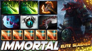 Juggernaut Immortal Elite Slasher — профессиональный геймплей в Dota 2 [Смотри и учись]