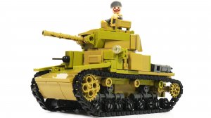 Собираем танк из ЛЕГО -   Sluban M38-B0711 Tank 2 в 1