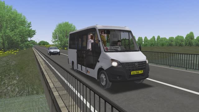 OMSI 2. Луидор-2250DS. Маршрут: 9. Карта: Чистогорск