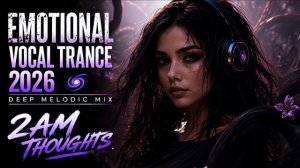 Deep Melodic Mix - 2AM Thoughts - Emotional Vocal Trance 2026