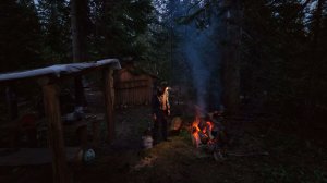 ПОГОДА ДАЁТ ДРОЗДА. ЗАСТРЯЛ В ИЗБЕ ВО ВРЕМЯ СИЛЬНОГО ДОЖДЯ. ОСТАЮСЬ ЖИТЬ В ТАЙГЕ.