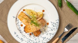 Кижуч стейки в духовке
