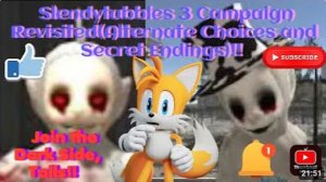 JOIN THE DARK SIDE!! | Slendytubbies 3 Campaign Revisited(ALTERNATE CHOICES AND SECRET ENDINGS)!!