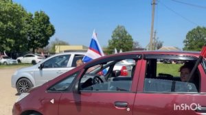 Автопробег в честь 81-й годовщины Великой Победы, ст. Челбасская, Каневской р-н, Краснодарский край
