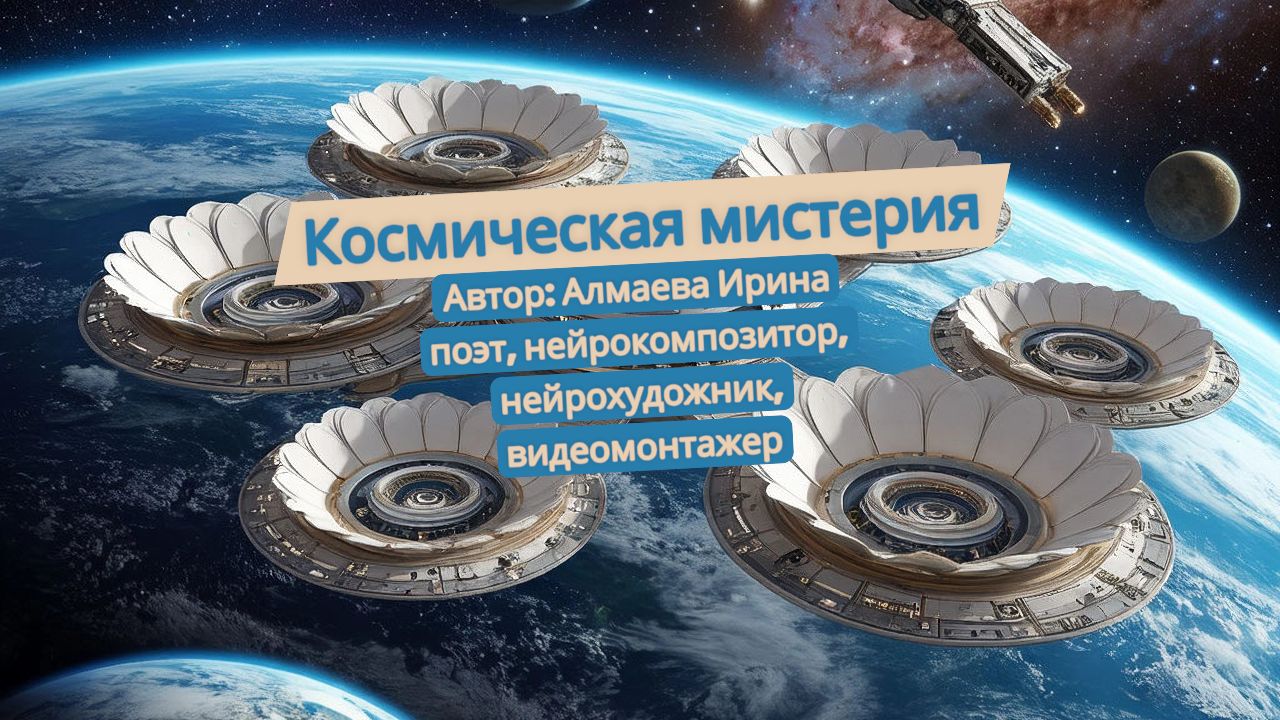 Космическая мистерия. Автор: Алмаева Ирина (поэт, нейрокомпозитор, нейрохудожник, видеомонтажер).