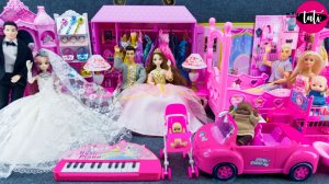 Играем в игрушки из мультика принцесса кукла Барби. Мультфильм для детей. ASMR АСМР