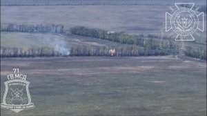 💥Архивные кадры: уничтожение склада боеприпасов и матсредств вражеских операторов БпЛА