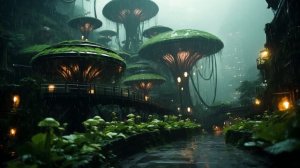 Botany - Ethereal Lush Ambient Music - 1 Hour DEEP Blade Runner Vibes and Rain