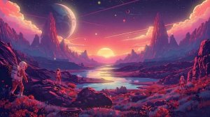 Y E A R 2 1 2 6 ｜ Uplifting Synthwave Retrowave Mix for Relax & Focus