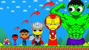 СУПЕР МАРИО БРАЗЕРС — НО КАЖДЫЙ СЭМЕННОЙ ПАУЭРАП ДЕЛАЕТ МАРИО СУПЕРГЕРОЕМ MARVEL | ПИКСАГА МАРИО