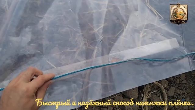 Быстрый и надёжный способ натяжки плёнки.