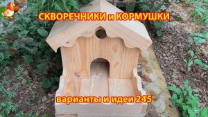 Скворечники и кормушки своими руками для птиц (245) 🪚🪛🔨 Идеи для дачи и сада пошагово ❣️