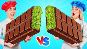 Кулинарный Челлендж с Гигантской Едой # Смешные Ситуации с Едой от Multi DO Smile
