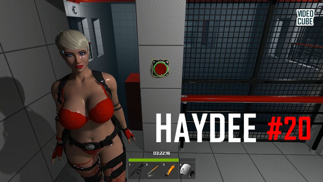 Haydee. Прохождение #20.Красные карты меняем на синюю