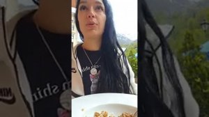 завтрак в горах