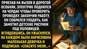 Приехав на вызов в дорогой особняк, электрик поднялся на чердак чтобы проверить проводку