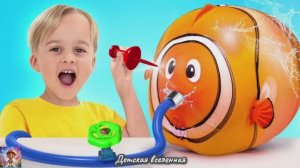 ВЕСЕЛЫЕ ЭКСПЕРИМЕНТЫ ДЛЯ ДЕТЕЙ / НАДУВАНИЕ ИГРУШЕК / ВЕСЕЛЬЕ ДЛЯ ДЕТЕЙ / ДЕТСКАЯ ВСЕЛЕННАЯ