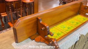 Полка настенная с картинкой МИГ429 из Индонезии от фабрики Satin Furniture