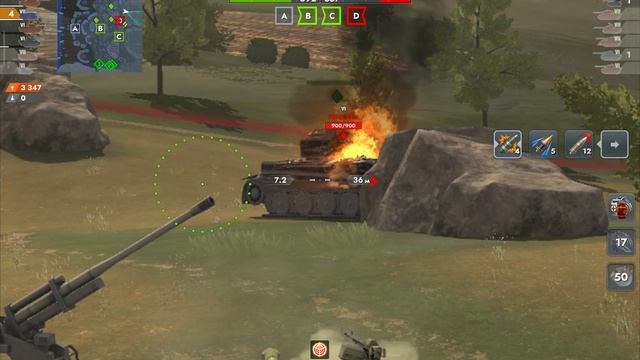 Знак классности "Мастер" на советской ПТ-САУ ИСУ-122С в Tanks Blitz | Четвертый "Мастер"
