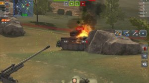 Знак классности «Мастер» на советской ПТ-САУ ИСУ-122С в Tanks Blitz | Четвертый «Мастер»