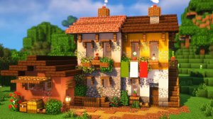 Minecraft: Дом для выживания в Италии для 2 игроков [руководство]