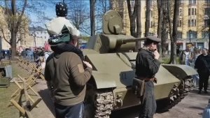 Танк Т-70 в Выборге 9 мая 2026г.