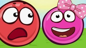 Приключения красного шара мультфильм - Красныш мультик для малышей - Красный шарик спасает друзей