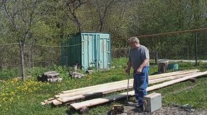 ЖИЗНЬ в ДЕРЕВНЕ. МУЖИКИ РАБОТАЮТ. Спасибо Сыну помог чем мог