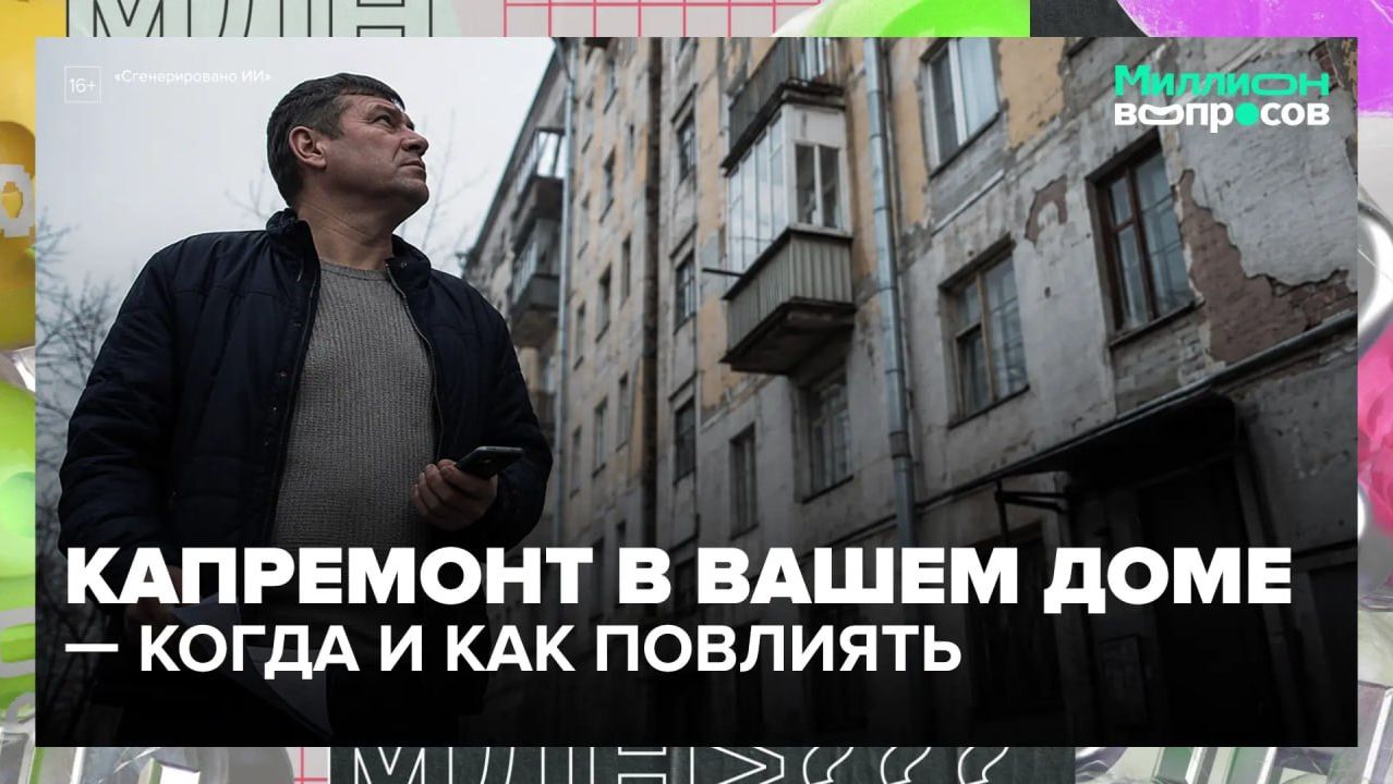 Как узнать, когда в вашем доме будет капремонт? | Миллион вопросов — Москва 24 | Контент