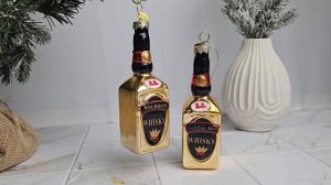 Набор ёлочных игрушек КОЛЛЕКЦИЯ ВИСКИ, стекло, 14.5 см, 2 шт., 120546