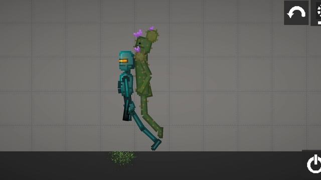 Резня мелонов-3 серия-робот против двух кактусов