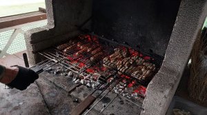 Готовлю рыбку, решили отдохнуть у родственников