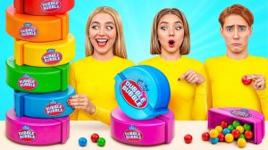 100 Слоев Еды Челлендж # Смешные Моменты от Multi DO Smile