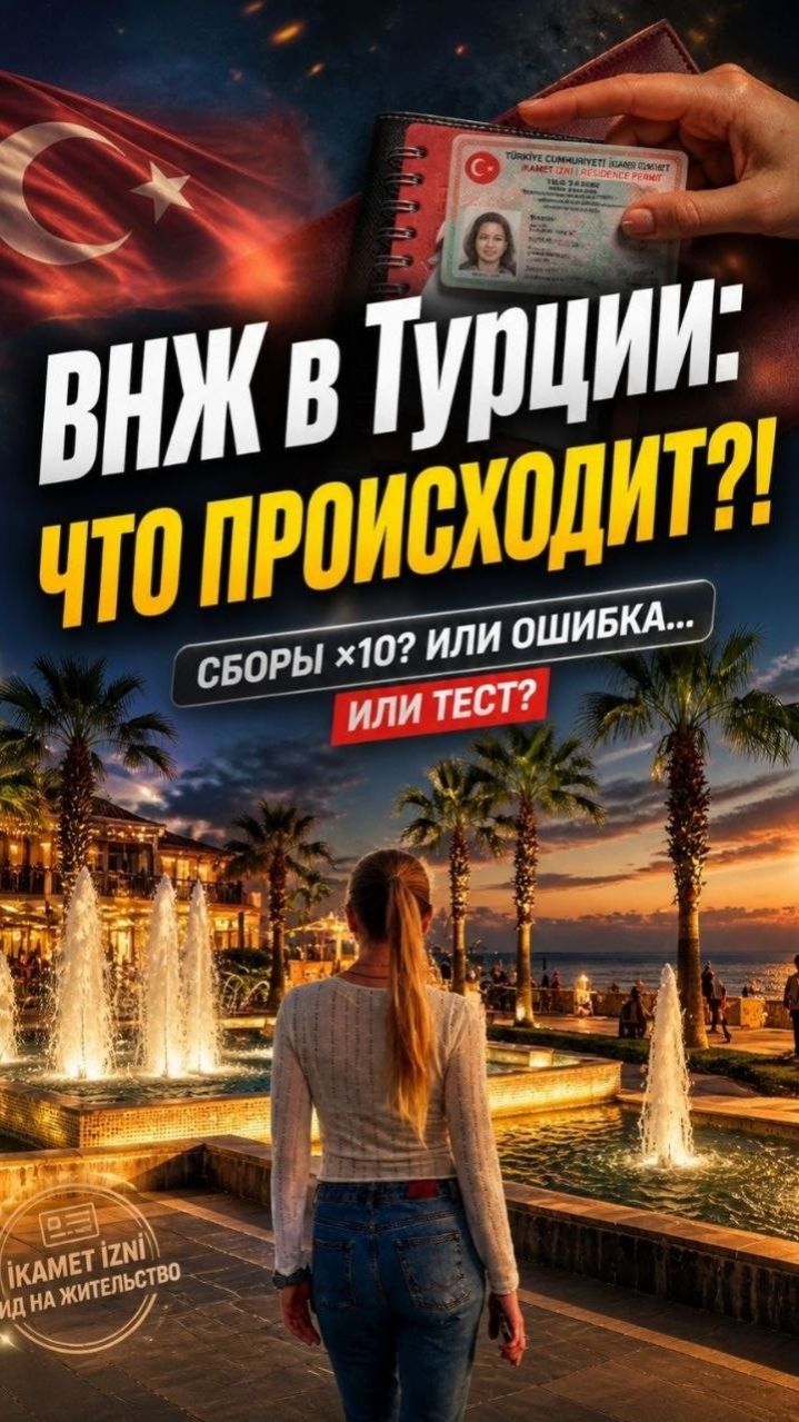 Что происходит с ВНЖ в Турции?! Ошибка или тест?!