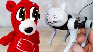 Робот Котопëс Медведь Костя. Конструктор. На Пульте управления Робот