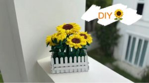 Милые подсолнухи 🌻 из пушистой проволоки 🌻