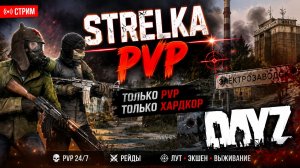 DayZ STRELKA PVP — PvP Стрим | Рейды, Выживание, Лут, Перестрелки, Хардкор DayZ