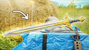 КОВАНЫЙ МЕЧ ИЗ РЖАВОГО ХЛАМА! - DIY Ковка