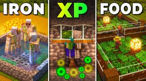 3 обязательных стартовых фермы для Minecraft
