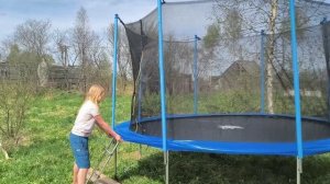 Мы купили батут
