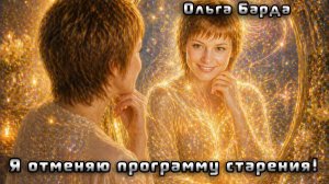 Я отменяю программу старения!