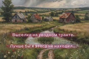 Выселки на уездном тракте. Лучше бы я этого не находил…