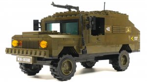 Собираем военный джип из ЛЕГО -   SLUBAN M38-B9900